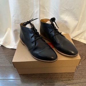 Clark’s Phenia Desert Boots - Black Leather - 39 1/2